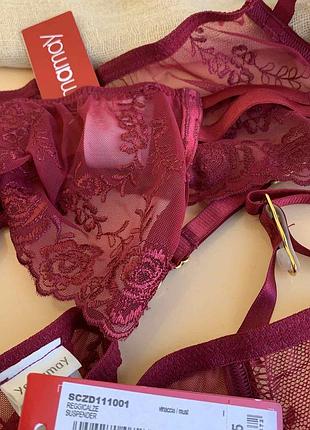 Кружевной пояс для чулок yamamay 2