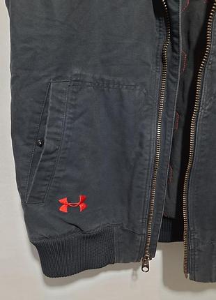 Жилет under armour gray canvas из плотного хлопка утепленный стеганый 5