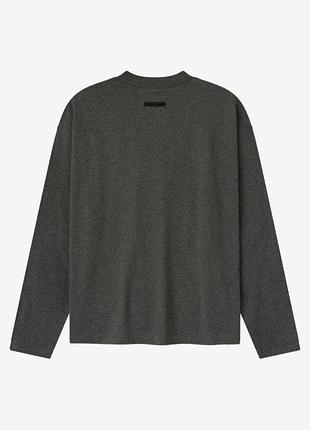 Лонгслив fear of god essentials charcoal 125ho254201f оригинал 2