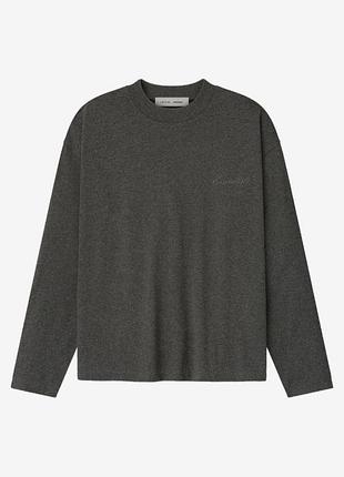 Чоловічий лонгслів fear of god essentials charcoal 125ho254201f оригінал