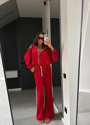 Костюм велюровий з лампасами 2mood