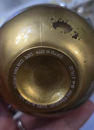 Nina ricci «nina» gold edition, туалетная вода 80 мл, новые 4