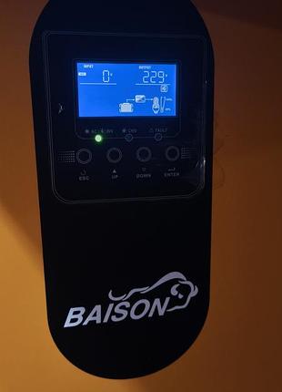 Продам комплект бесперебойного питания: baison hms-1.5-1200w, logicpower 12.8v 230ah