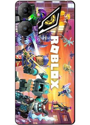 Силіконовий чохол бампер для zte nubia neo 3 5g з картинкою роблокс roblox