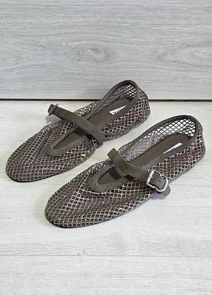 Красивые фирменные балетки alaia, р. 41 2