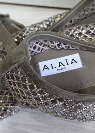 Красивые фирменные балетки alaia, р. 41 4