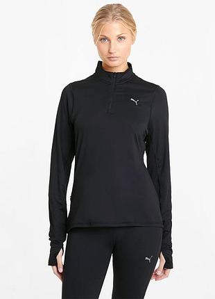 Женская спортивная кофта, лонгслив puma run