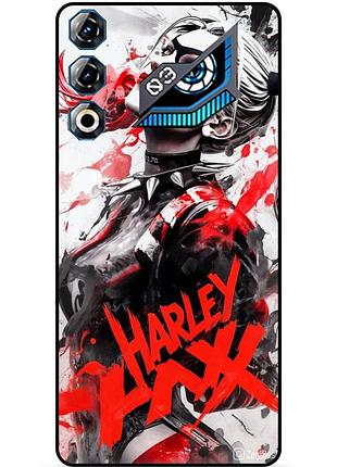 Силіконовий бампер чохол для zte nubia neo 3 gt 5g з малюнком harley quinn харлі квінн joker