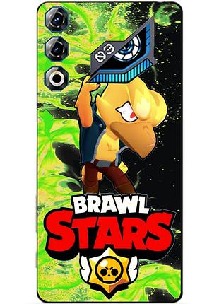 Чехол силиконовый бампер для zte nubia neo 3 gt 5g с героем бравл ворон феникс brawl