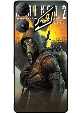 Силиконовый чехол бампер для zte nubia neo 3 5g с картинкой stalker сталкер