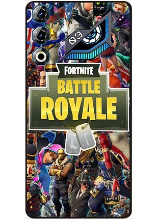 Силиконовый бампер чехол для zte nubia neo 3 gt 5g игра fortnite фортнайт