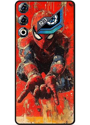 Силиконовый бампер чехол для zte nubia neo 3 gt 5g с рисунком spider man человек паук майлз моралес