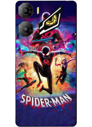 Силіконовий чохол бампер для zte nubia neo 3 5g spider man людина-павук