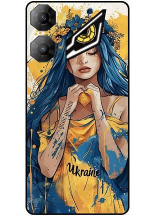Чехол силиконовый бампер для zte nubia neo 3 5g с рисунком зсу украинка боец