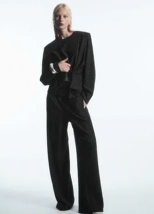 Топ женский cos pinstriped draped top / s,м,l 4