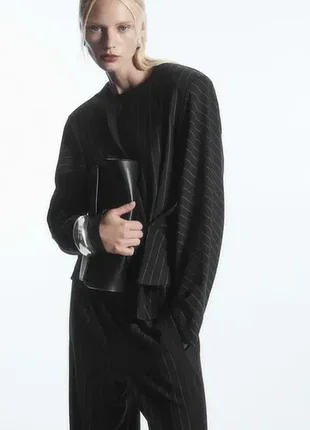 Топ женский cos pinstriped draped top / s,м,l 2