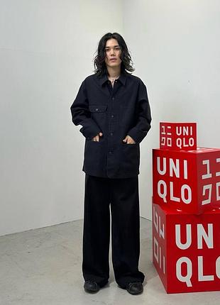 Джинсова куртка-сорочка uniqlo 5