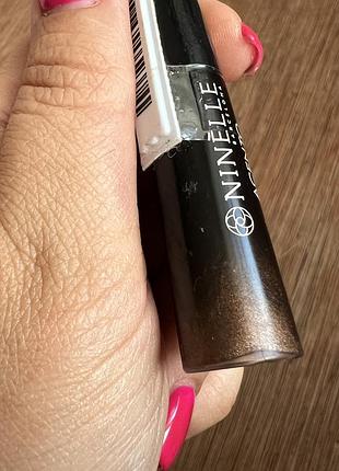 Подводка для глаз ninelle acento metallic liquid eyeliner с эффектом металлик 2