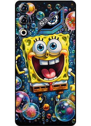 Силиконовый бампер чехол для zte nubia neo 3 gt 5g с картинкой sponge bob губка боб