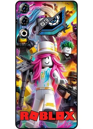 Чехол силиконовый бампер для zte nubia neo 3 gt 5g с картинкой roblox роблокс