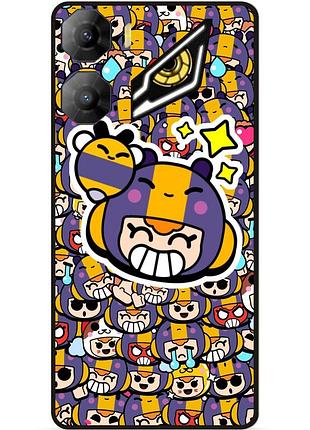 Силиконовый бампер чехол для zte nubia neo 3 5g стикеры бравл беа brawl