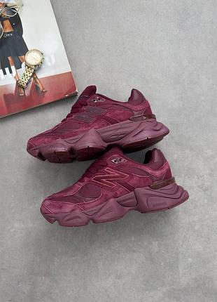 Кроссовки new balance 9060 burgundy 6