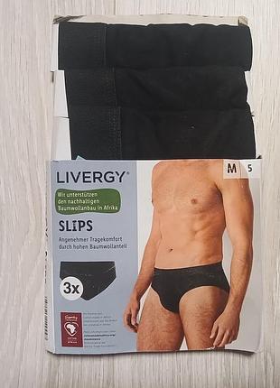 Черные мужские трусы слипы набор мужских трусов livergy