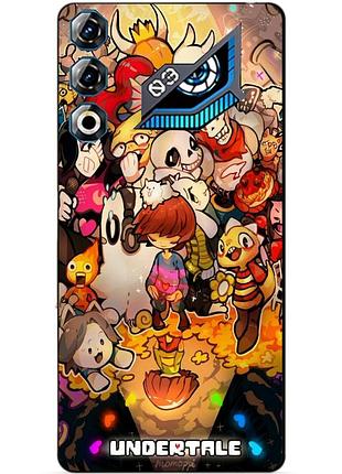 Силіконовий чохол бампер для zte nubia neo 3 gt 5g з малюнком андертейл undertale