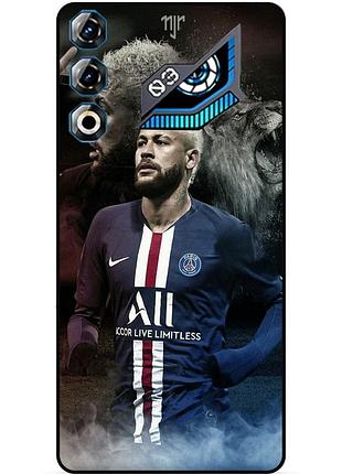 Чехол силиконовый бампер для zte nubia neo 3 gt 5g с картинкой неймар neymar