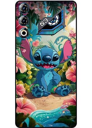 Чехол силиконовый бампер для zte nubia neo 3 gt 5g с рисунком stitch стич