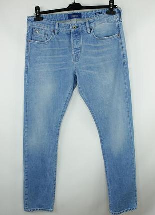 Качественные классические джинсы scotch&amp;soda ralston blue denim jeans