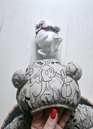 Новая куртка для девочки/мальчика 50-62см, george, 0-3месяцы, стильная демисезонная куртка детская с микки-маусами 6