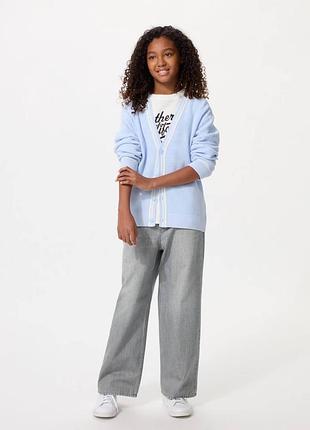Широкі дитячі джинси uniqlo прямі