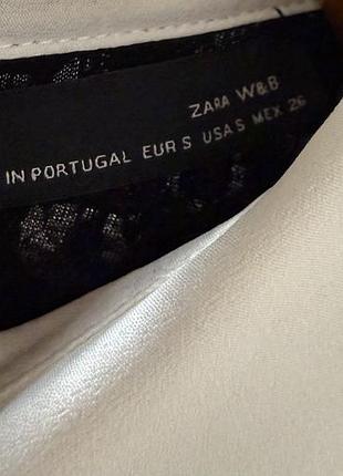 Маленьке чорне плаття з воротником бренд zara 2