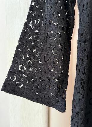 Маленьке чорне плаття з воротником бренд zara 4
