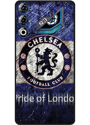 Силіконовий чохол бампер для zte nubia neo 3 gt 5g з малюнком челси chelsea