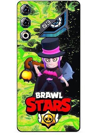 Силіконовий бампер чохол для zte nubia neo 3 gt 5g з героєм бравл мортіс brawl