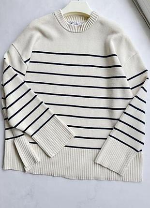 Zara светр в смужку зара
