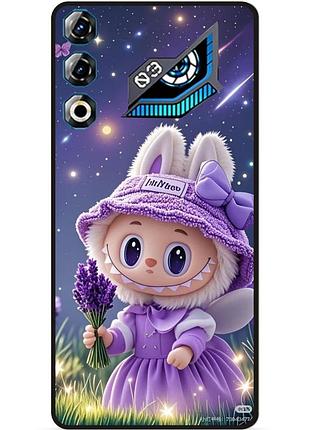 Бампер силиконовый чехол для zte nubia neo 3 gt 5g с картинкой лабубу labubu