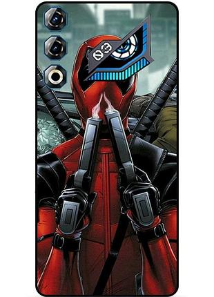 Силіконовий бампер чохол для zte nubia neo 3 gt 5g з малюнком дедпул deadpool