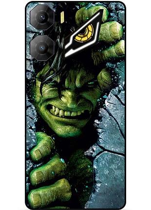 Чехол силиконовый бампер для zte nubia neo 3 5g с рисунком халк marvel hulk