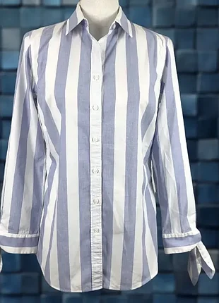 Стильная рубашка banana republic (модель riley shirt) в полоску