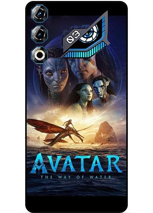 Силіконовий чохол бампер для zte nubia neo 3 gt 5g з малюнком аватар avatar