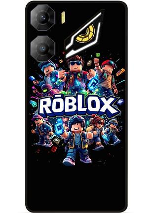 Силиконовый чехол бампер для zte nubia neo 3 5g с рисунком roblox роблокс