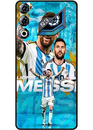 Силиконовый бампер чехол для zte nubia neo 3 gt 5g с рисунком messi месси
