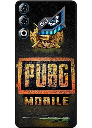 Силіконовий чохол бампер для zte nubia neo 3 gt 5g з малюнком пабг pubg