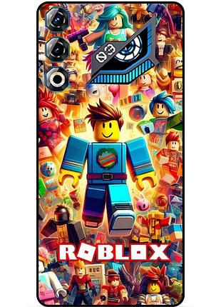 Чехол силиконовый бампер для zte nubia neo 3 gt 5g с рисунком roblox игра роблокс