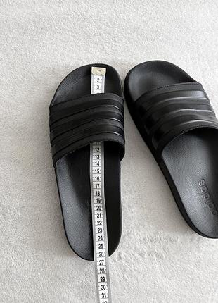 Adidas пантолети слайдери шльопанці чорного кольору унісекс 7