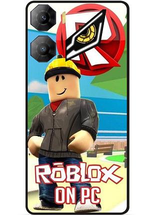 Силіконовий чохол бампер для zte nubia neo 3 5g з картинкою роблокс roblox