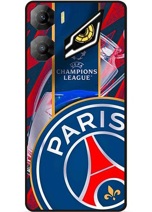 Чехол силиконовый бампер для zte nubia neo 3 5g с рисунком псж psg
